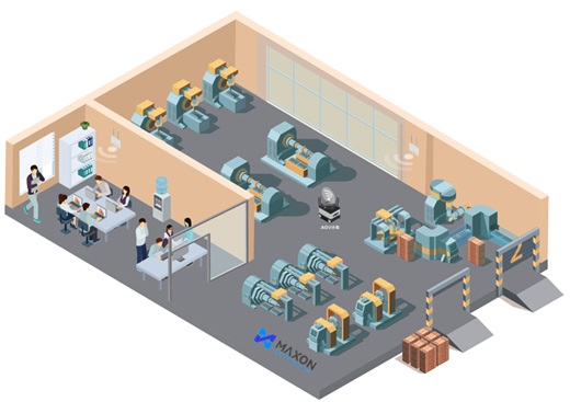 智能工廠無線解決方案架構(gòu)示意
